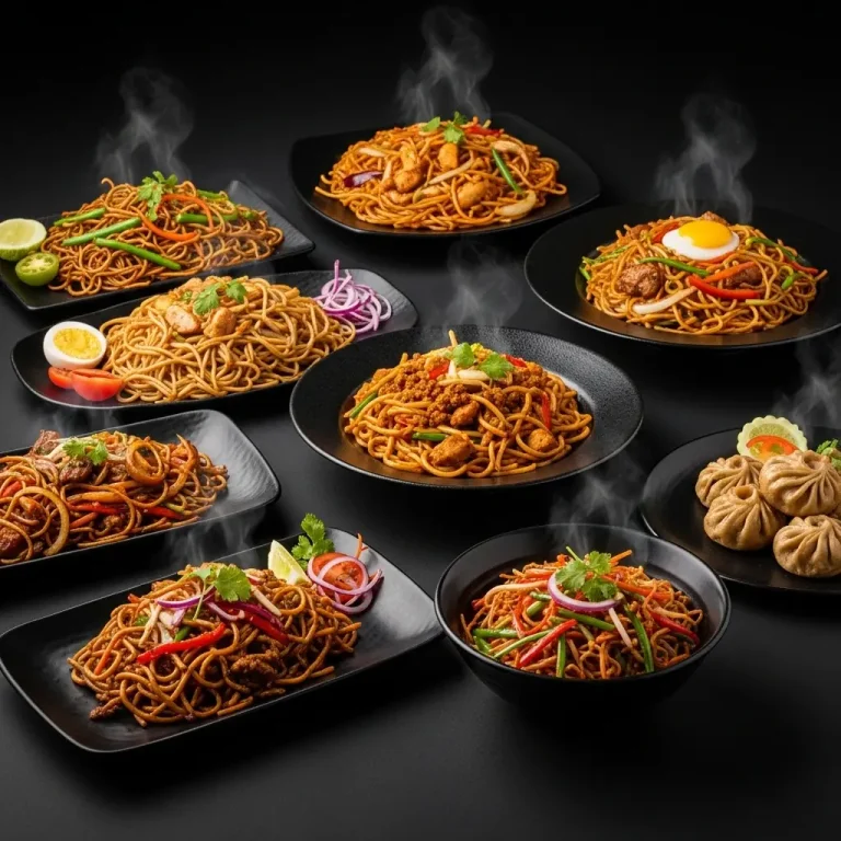 chowmein raato ghar menu