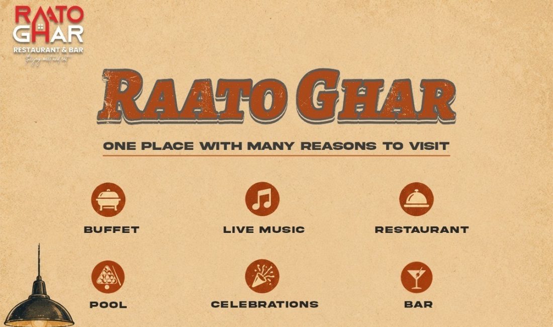Raato Ghar Granville buffet, live music and restaurant venue